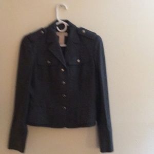 Grey wool blazer